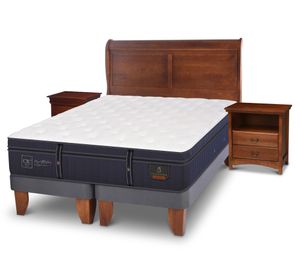 Cama europea 2 plazas Grand premium base dividida + set Miró Cic