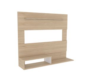 Panel TV 55'' + Bar kava + mesa centro Beijing rovere/blanco TuHome