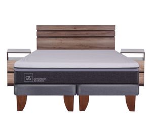 Cama europea 2 plazas Ortopedic advance base dividida + set Ares Cic