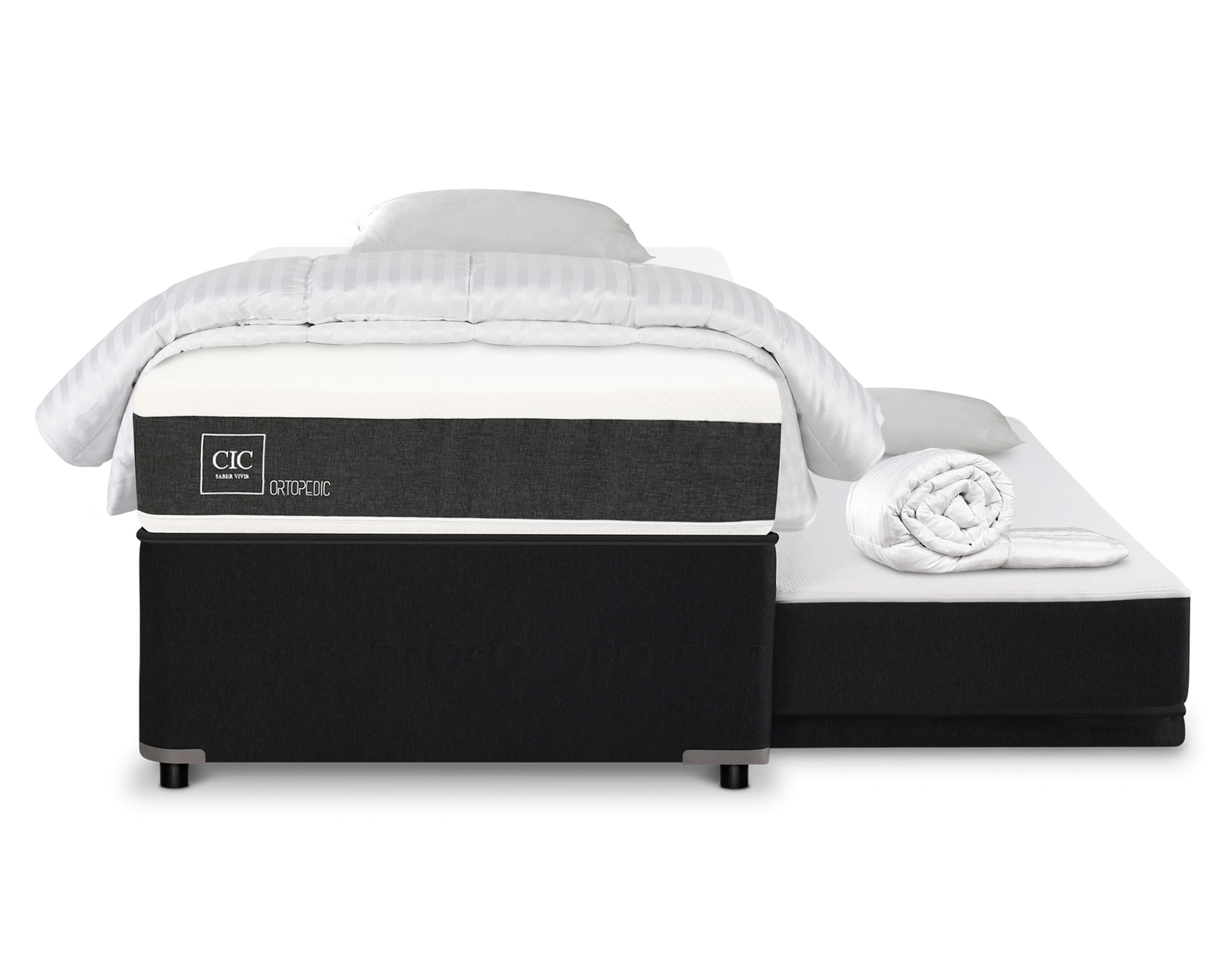CIC Diván 1.5 plazas Ortopedic + almohadas + plumones Cic