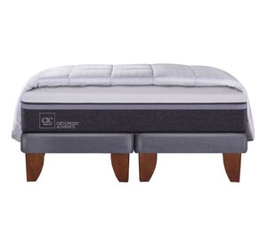 Cama europea 2 plazas Ortopedic advance base dividida + plumón Cic