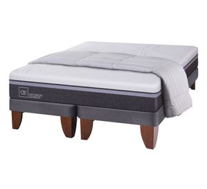 Cama europea 2 plazas Ortopedic advance base dividida + plumón Cic