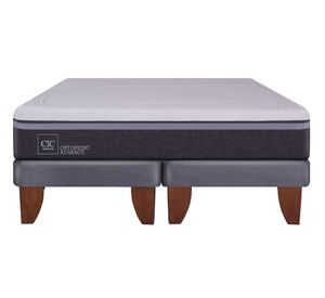 Cama europea 2 plazas Ortopedic advance base dividida Cic