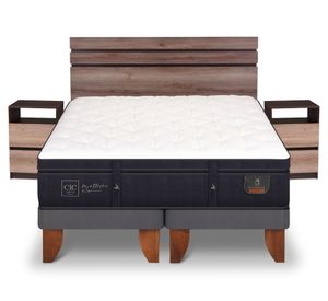 Cama europea king Súper premium + set Ares Cic
