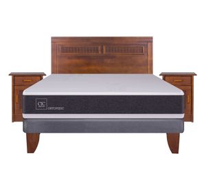 Cama europea 2 plazas Ortopedic + set Milán Cic