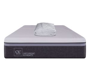 Colchón 1 plaza x 190 cm Ortopedic advance + cubrecolchón Cic