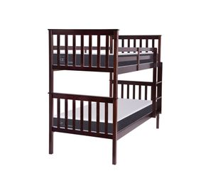 Camarote Isidora + colchón Ortopedic 1 plaza merlot Cic