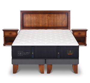 Cama europea king Grand premium + set Monterrey Cic