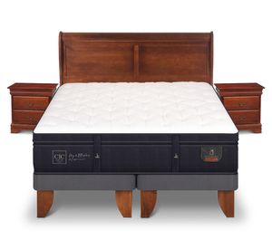 Cama europea king Súper premium + set Miró Cic