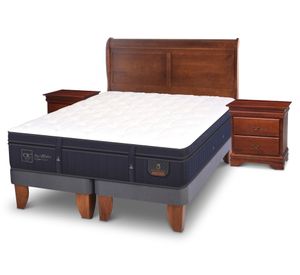 Cama europea king Súper premium + set Miró Cic