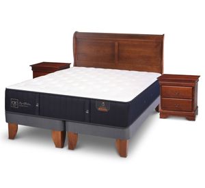 Cama europea 2 plazas Premium base dividida + set Miró Cic