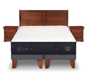 Cama europea 2 plazas Súper premium base dividida + set Miró Cic