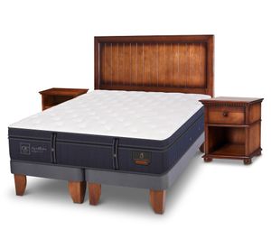 Cama europea súper king Grand premium + set Monterrey Cic