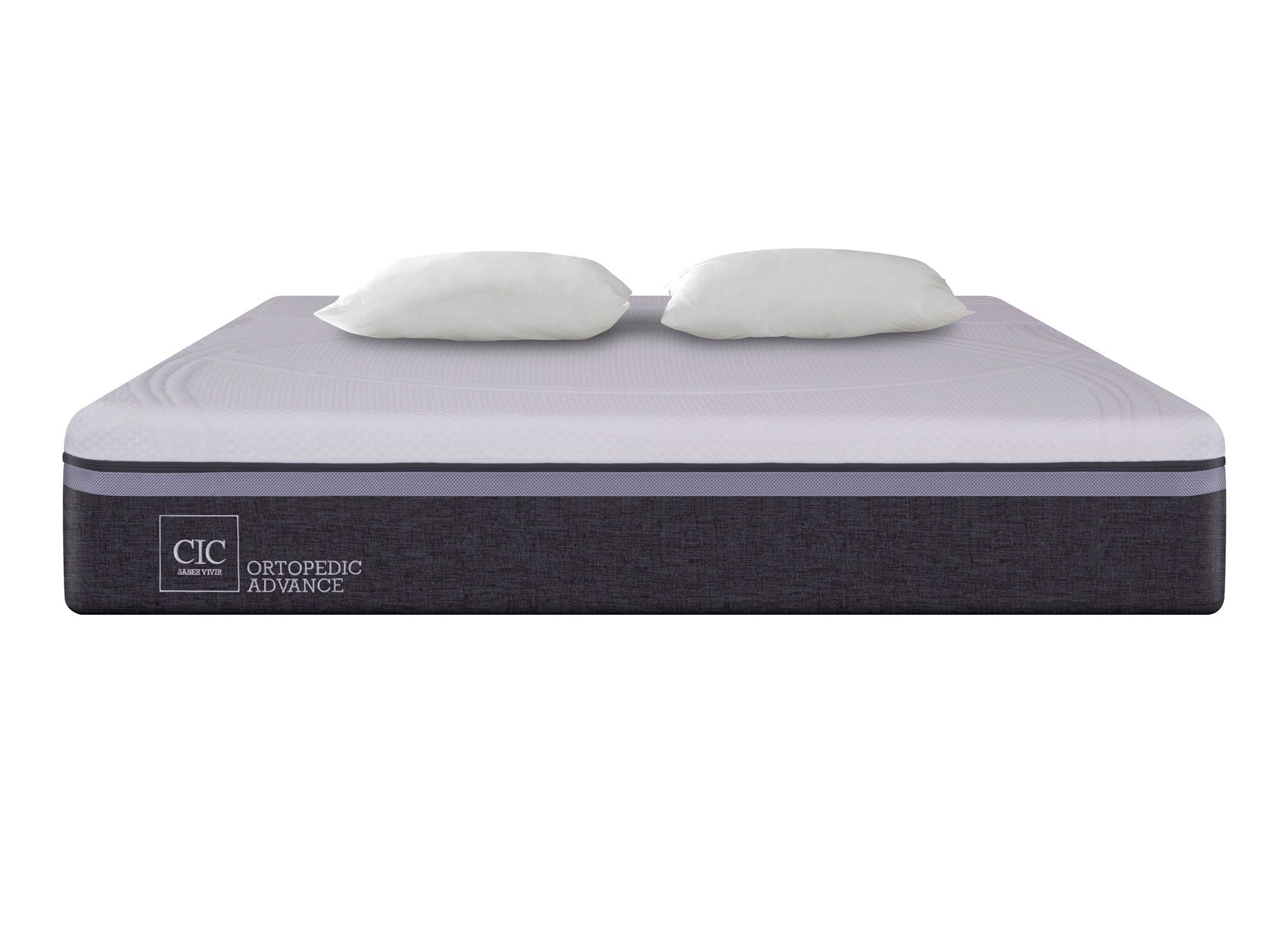 CIC Colchón king Ortopedic advance + almohadas Cic
