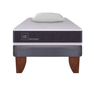 Cama europea 1 plaza Ortopedic + almohada Cic