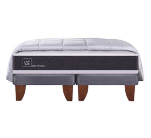 Cama europea King Ortopedic + plumón Cic