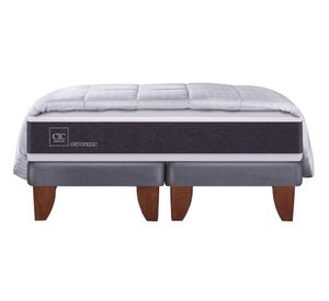 Cama europea 2 plazas Ortopedic base dividida + plumón Cic