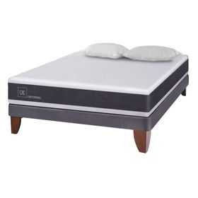 Cama europea 2 plazas Ortopedic + almohadas Cic