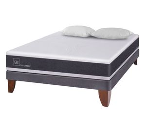Cama europea 2 plazas Ortopedic + almohadas Cic