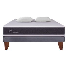 Cama europea 2 plazas Ortopedic + almohadas Cic
