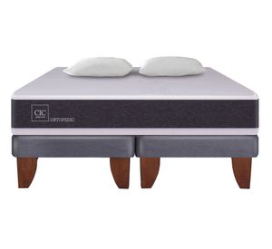 Cama europea king Ortopedic + almohadas Cic