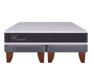 Cama europea 2 plazas Ortopedic base dividida Cic