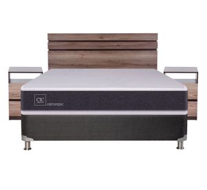 Box spring 2 plazas Ortopedic B5 + set Ares Cic