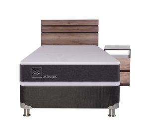 Box spring 1.5 plazas Ortopedic B5 + set Ares Cic