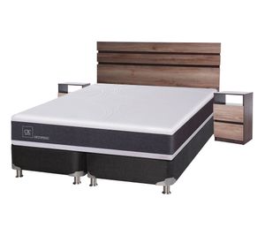 Box spring 2 plazas Ortopedic base dividida B5 + set Ares Cic
