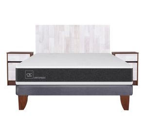 Cama europea 2 plazas Ortopedic + set Legno Cic