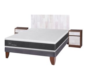 Cama europea 2 plazas Ortopedic + set Legno Cic