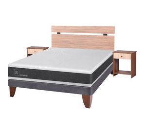 Cama europea 2 plazas Ortopedic + set Olmo Cic