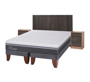 Cama europea king Ortopedic advance + set Espresso Cic