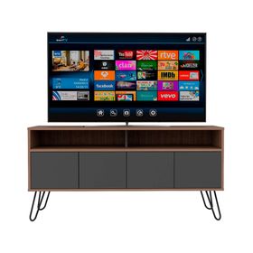 Rack TV 55'' Vassel miel/plomo TuHome