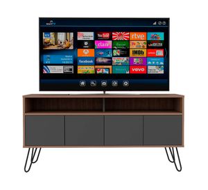 Rack TV 55'' Vassel miel/plomo TuHome