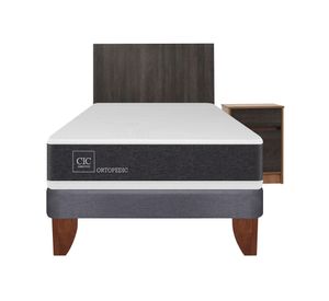 Cama europea 1.5 plazas Ortopedic + set Espresso Cic