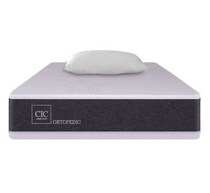 Colchón 1 plaza x 190 cm Ortopedic + almohada Cic