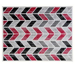 Alfombra frise carved 150x200 cm Florida D4 rojo Idetex