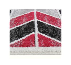 Alfombra frise carved 150x200 cm Florida D4 rojo Idetex