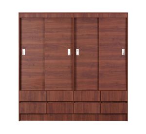 Clóset 4 puertas 8 cajones Maule cerezo Cic