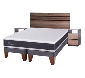 Cama europea king Ortopedic + set Ares Cic