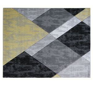 Alfombra frise carved 150x200 cm Florida D3 amarillo Idetex