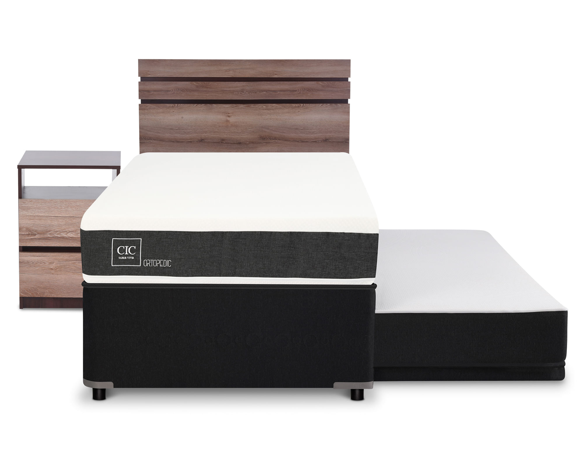 CIC Diván 1.5 plazas Ortopedic + set Ares Cic