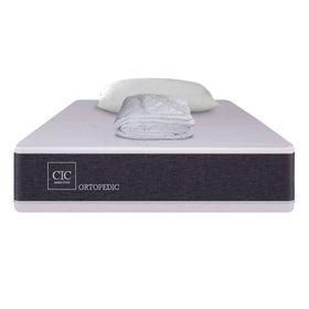 Colchón 1.5 plazas x 190 cm Ortopedic + almohada + cubrecolchón Cic