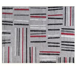 Alfombra frise carved 150x200 cm Florida D5 rojo Idetex