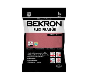 Fragüe 1 kg Flex terracota Bekron.