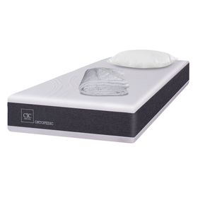 Colchón 1.5 plazas x 190 cm Ortopedic + almohada + cubrecolchón Cic