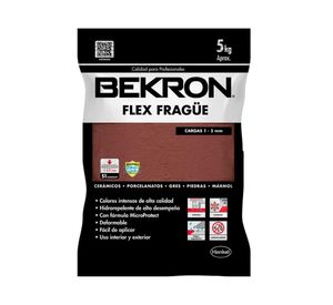 Fragüe 5 kg Flex castaño Bekron
