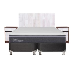 Box spring king Ortopedic advance B5 + set Legno Cic