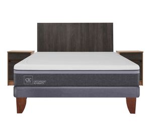 Cama europea 2 plazas Ortopedic advance + set Espresso Cic